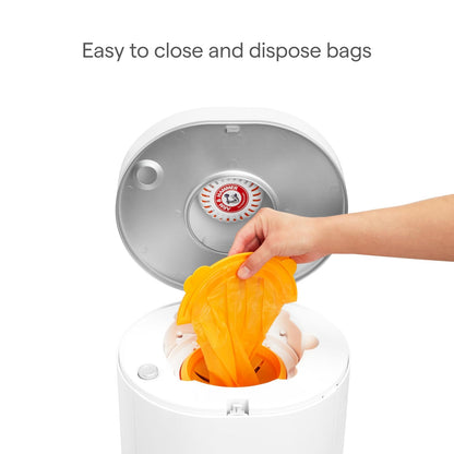 Munchkin Arm & Hammer Pail Snap con cierre y bolsa de recambio, Multicolor/Ninguno, 20 unidades