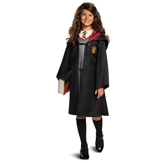 Disguise - Harry Potter Hermione Granger - Disfraz clásico para niñas, Negro y Rojo, Talla S (4-6x)