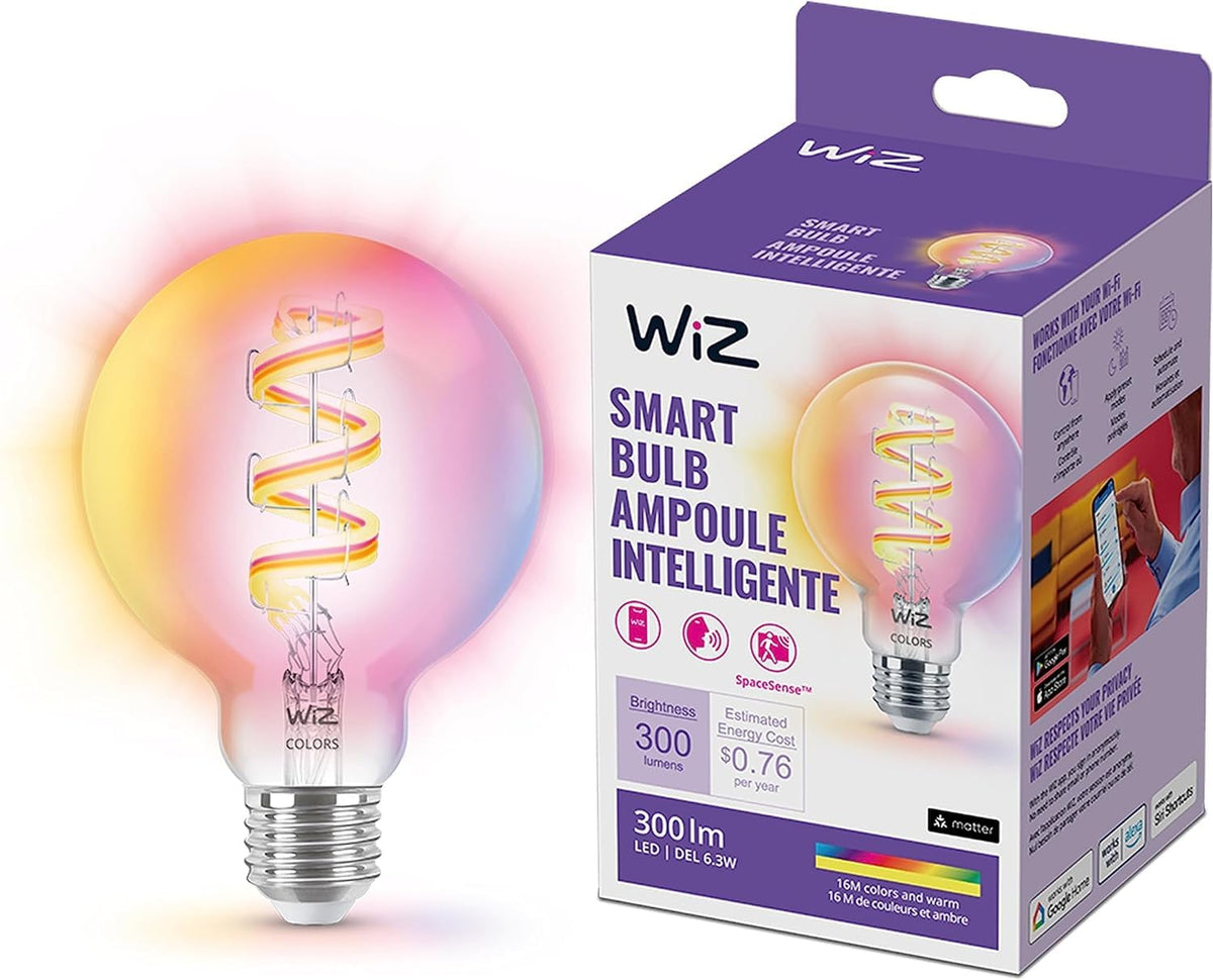 WiZ Foco Inteligente G25 filamento multicolor WiFi