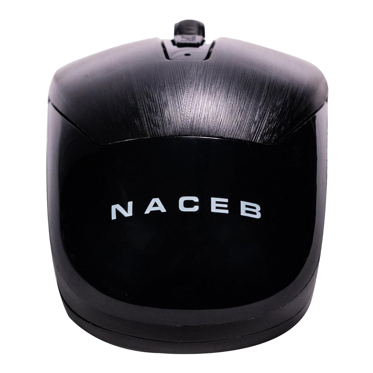 Naceb Technology - Mouse Inalámbrico 2.4 GHz Negro NA-0137N - Diseño Clásico Cómodo y Preciso, para Uso en casa o Trabajo - 2 Pilas AA Incluidas