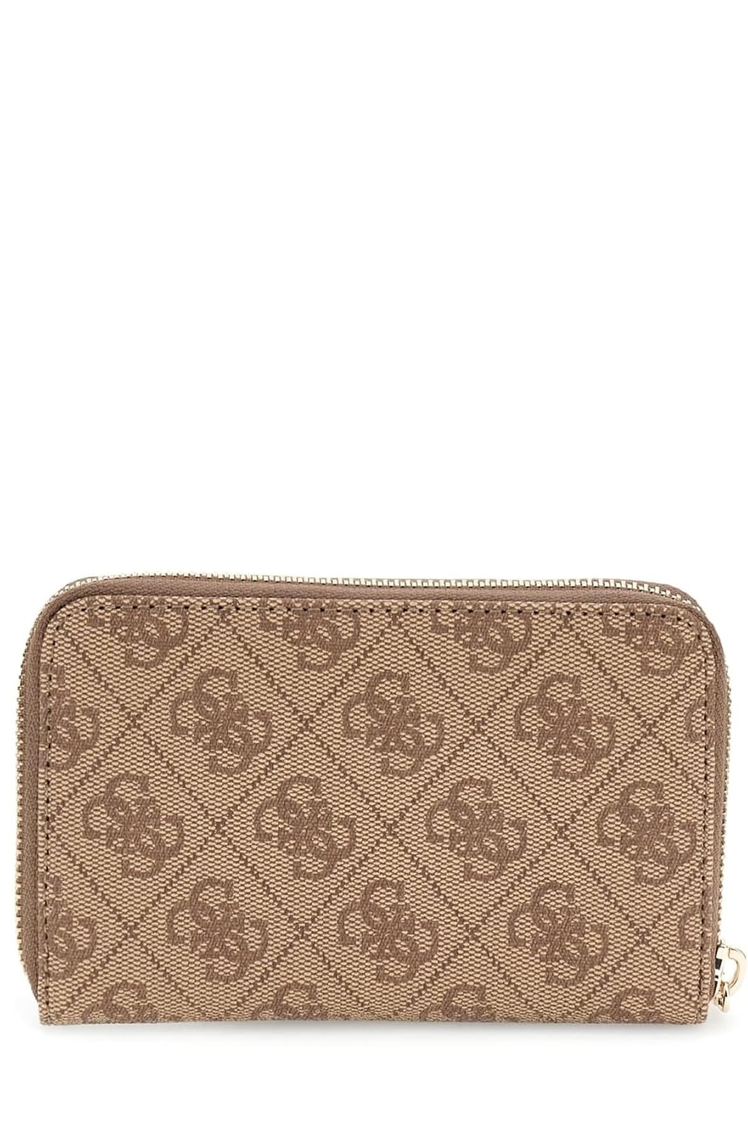 GUESS CARTERA LAUREL II SLG MED ZIP AROUND COLOR CAFÉ LOGO