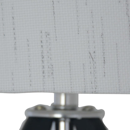Luzerna CM-0297 Lámpara De Mesa Malibu Mini, Color Poplar Negro, 1 Unidad