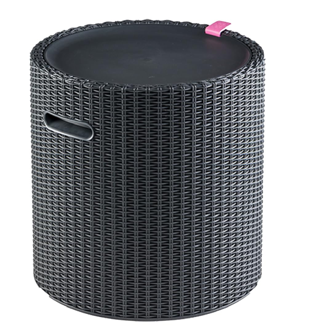 Keter Cool Side Table Cooler 3 in 1 Outdoor Patio Table and Ice Chest Storage, Ideal Hot Tub Table, Decor and Outdoor Patio Bar, Portable Bar