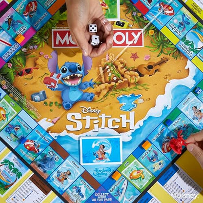 Hasbro Gaming Monopoly Edición Disney Stitch Juego de Mesa