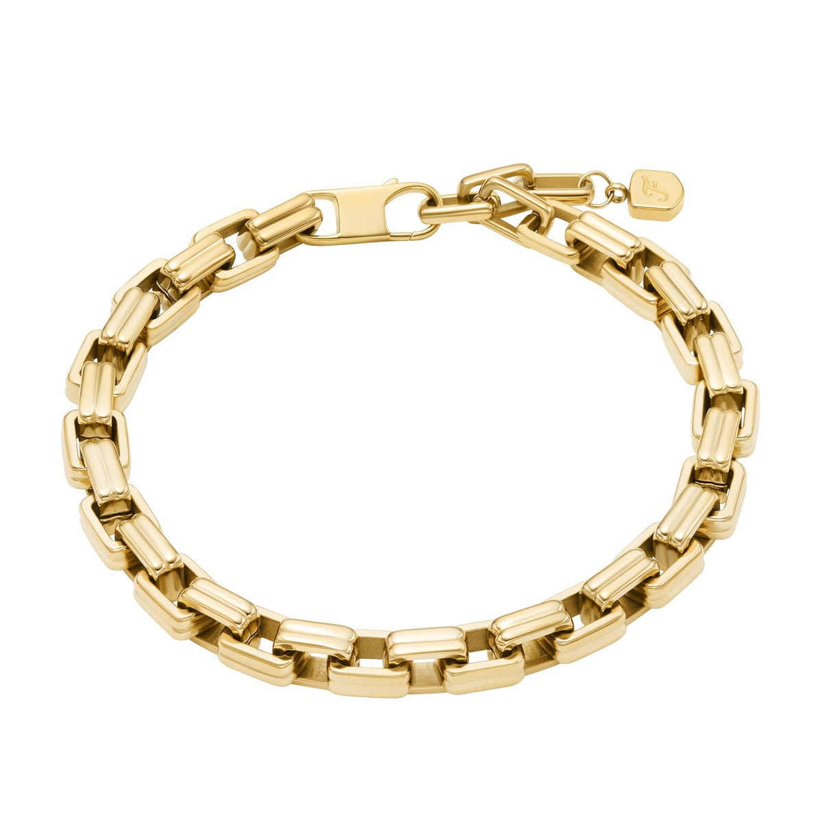 Pulsera Fossil Raquel JF04955710 de acero inoxidable de color dorado para dama