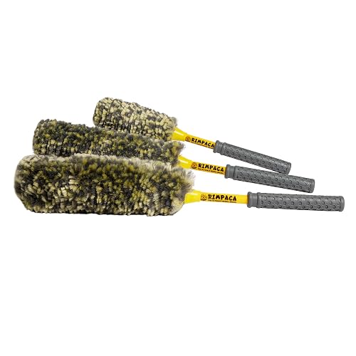 Chemical Guys Rimpaca Ultimate Wheel Brush Juego de 3 Piezas, Seguro para Automóviles, Camiones, todoterrenos, caravanas, Motocicletas y más