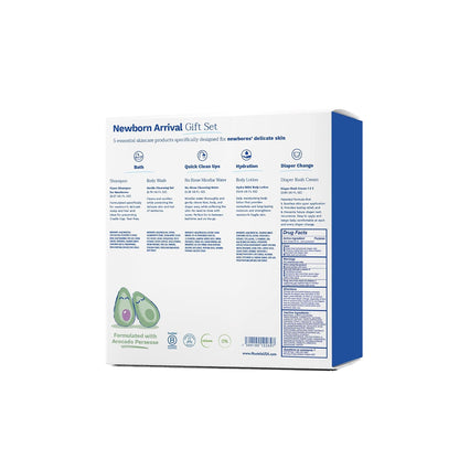 Mustela - Set de regalo para recién nacido, para el baño de bebés y para el cuidado de la piel, 5 unidades