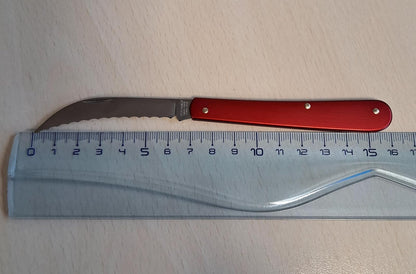 Victorinox Navaja Curva Dentada, Roja, 91 Milímetros