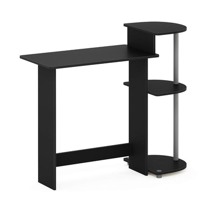 Furinno 11181BK/GY (10015b) Compact Computer Desk, Black/Grey