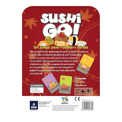 Sushi Go! en Español, Juego de Mesa, Devir