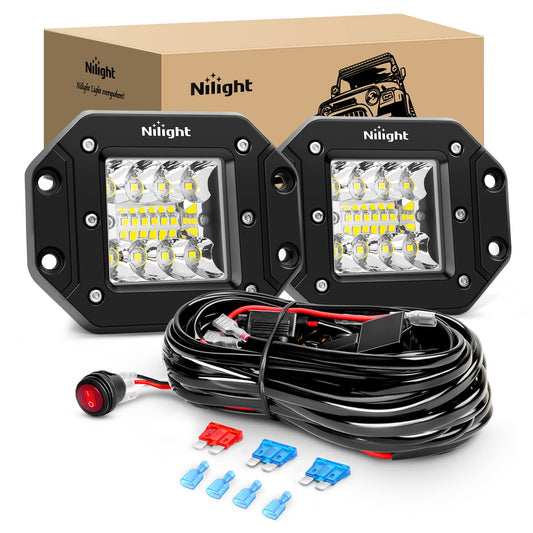 Nilight LED 42W Montaje Empotrado Luz de Marcha atrás Blanco ZH413