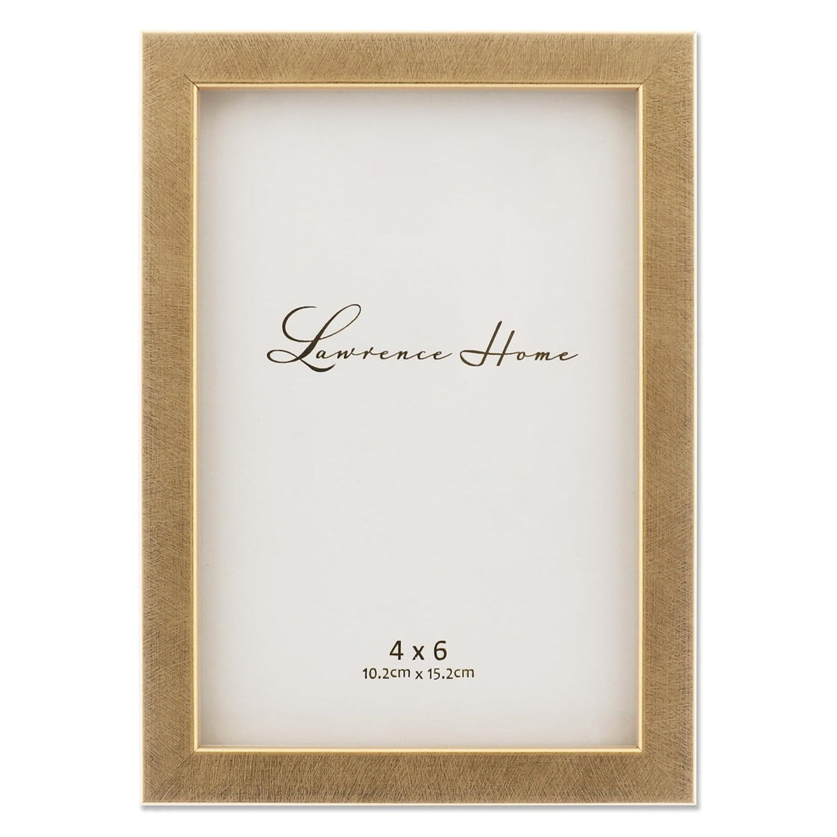 Lawrence Frames Marco de Fotos Dorado Galvanizado - Dorado - 4 x 6 inches