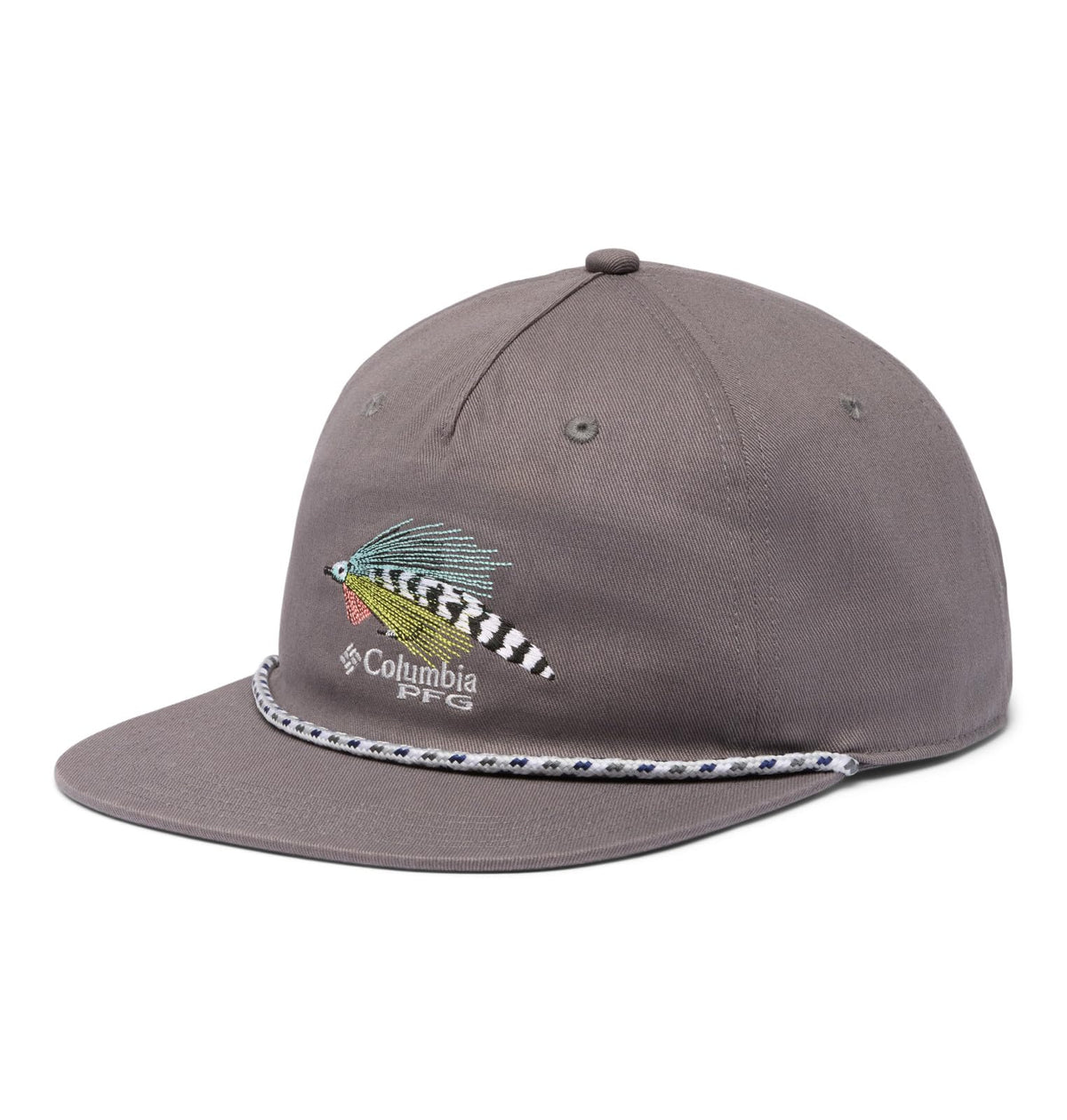 Columbia PFG Back Tack Snap Back Tapa Unisex Adulto - Talla Única - City Grey - Big Game Fly