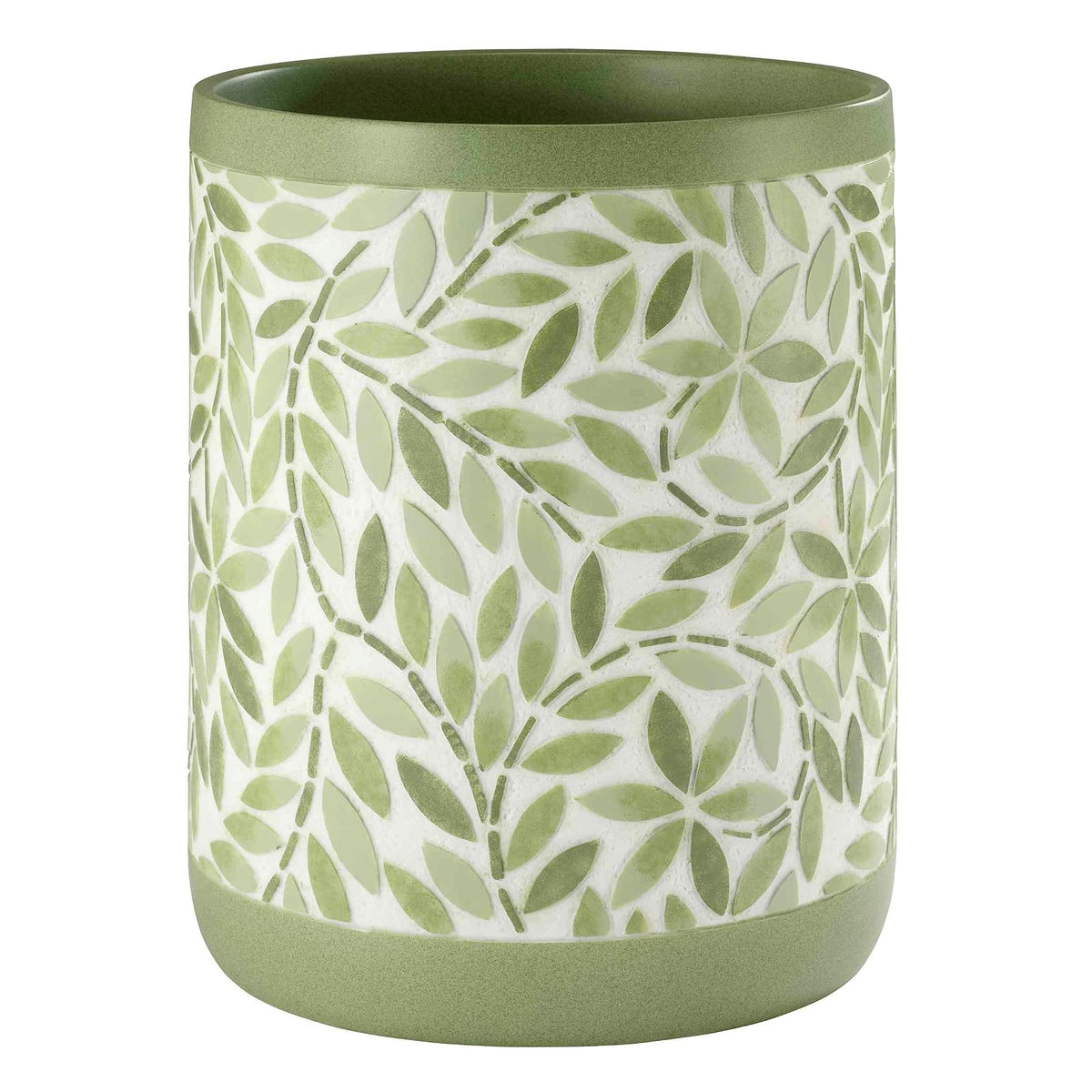 Avanti Linens Accessories - cubeta de basura para baño, color verde