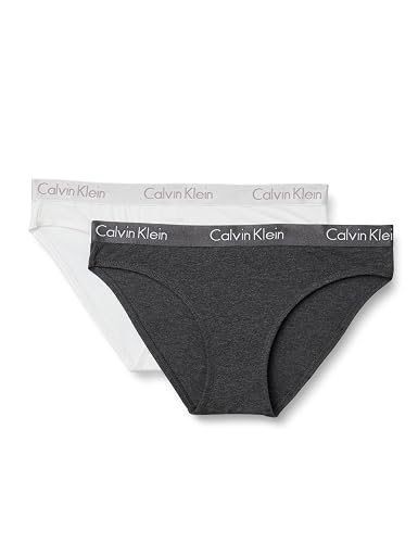 Calvin Klein Motive Cotton 2 Pack Bikini Panty Bragas Tipo Tanga para Mujer