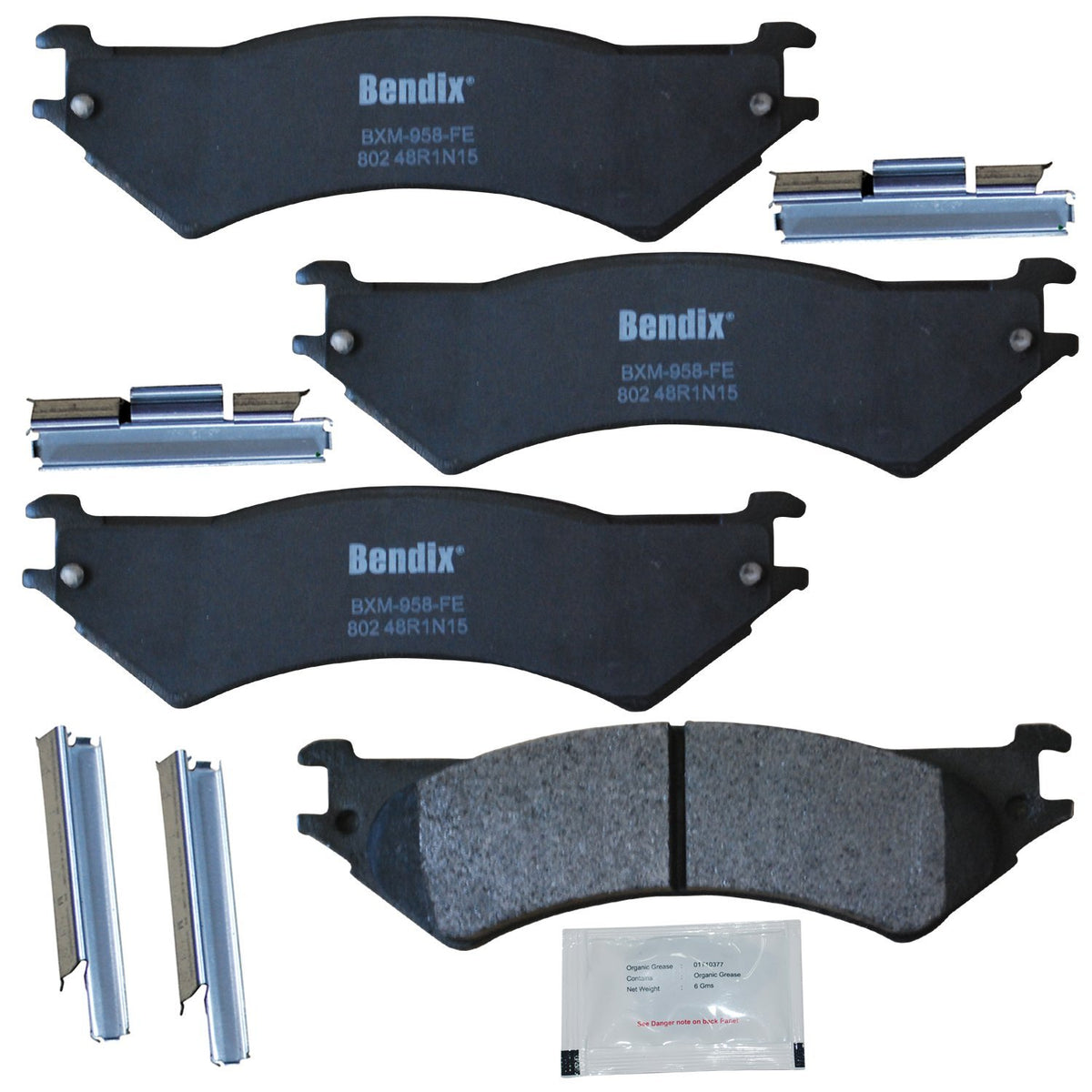 Bendix Priority1 Pastillas de Freno Traseras de Cerámica - CFM802