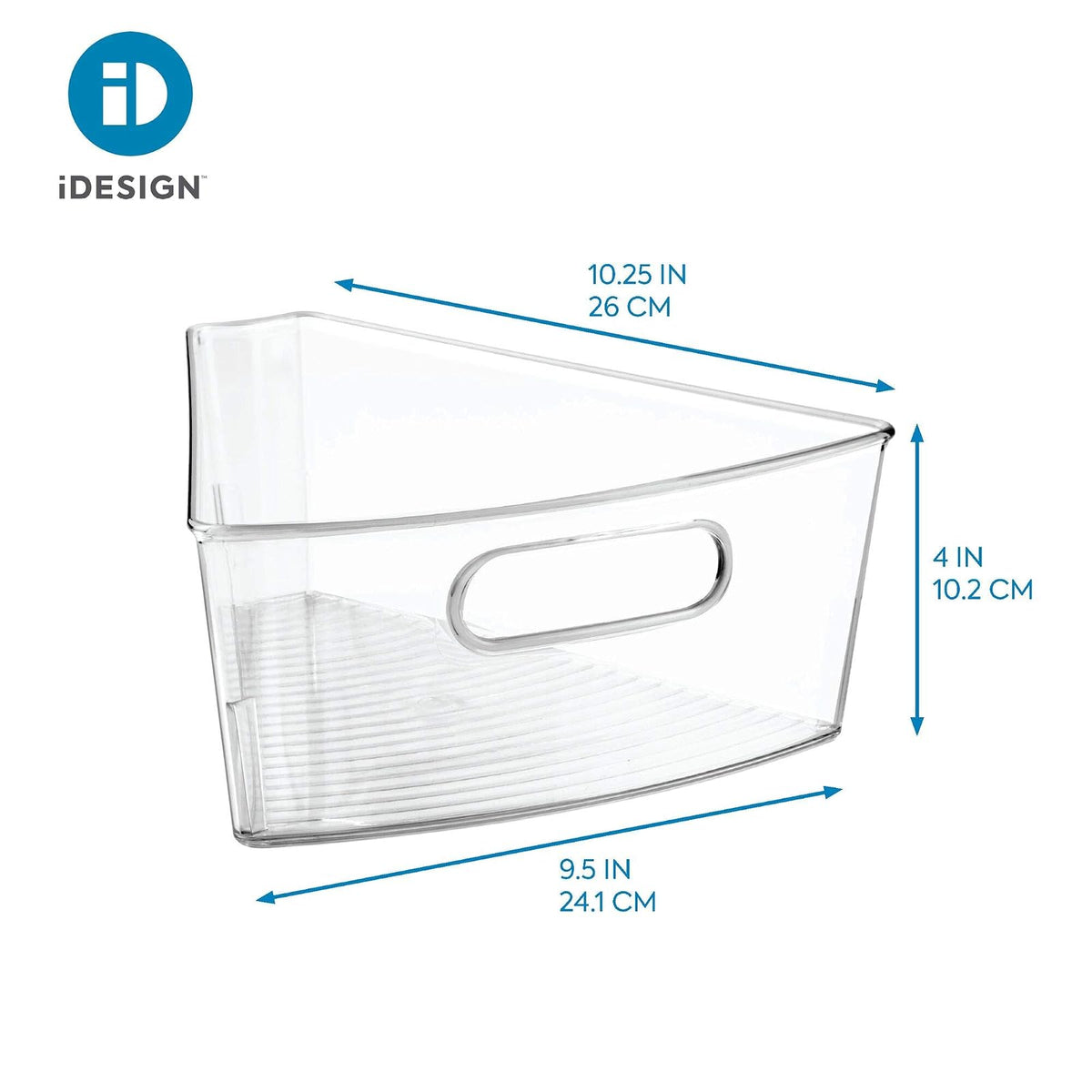InterDesign Lazy Susan Cabinet Binz, Clear