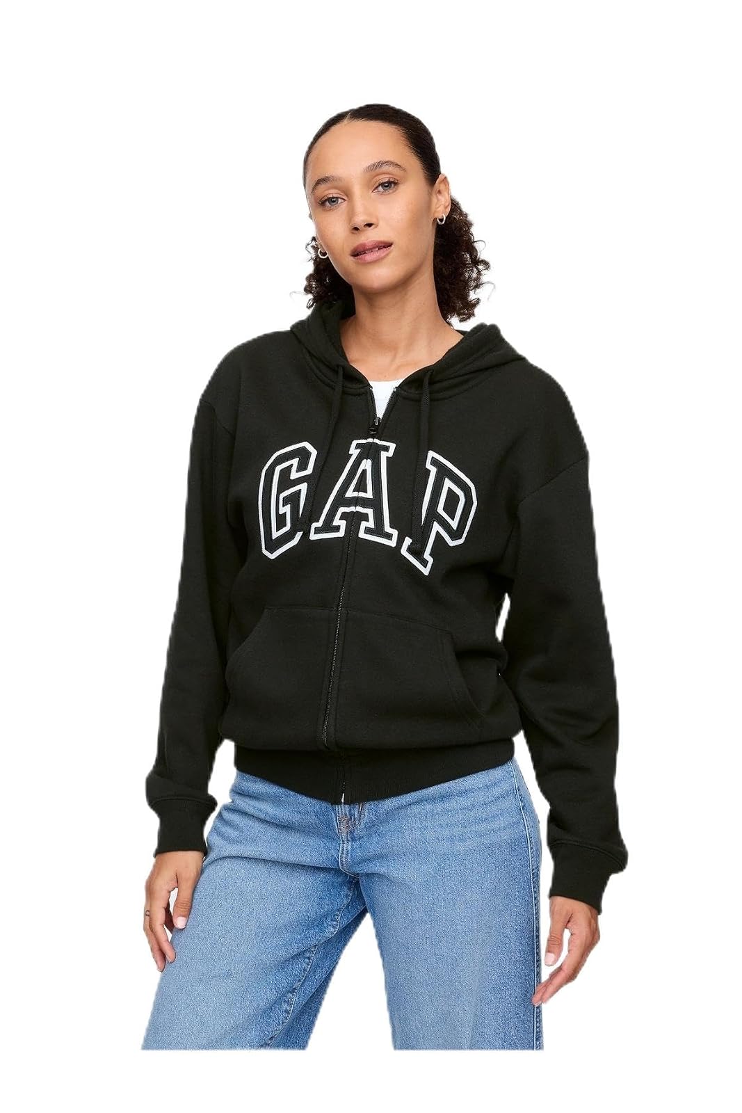 Gap Sudadera con Capucha para Mujer - True Black Ii - M