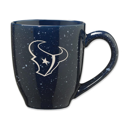 Rico Industries Taza de Cerámica NFL Grabada con Láser 16 oz - Primaria de Houston Texans