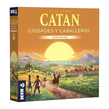 Catan: Ciudades y Caballeros en Español, Juego de Mesa, Devir