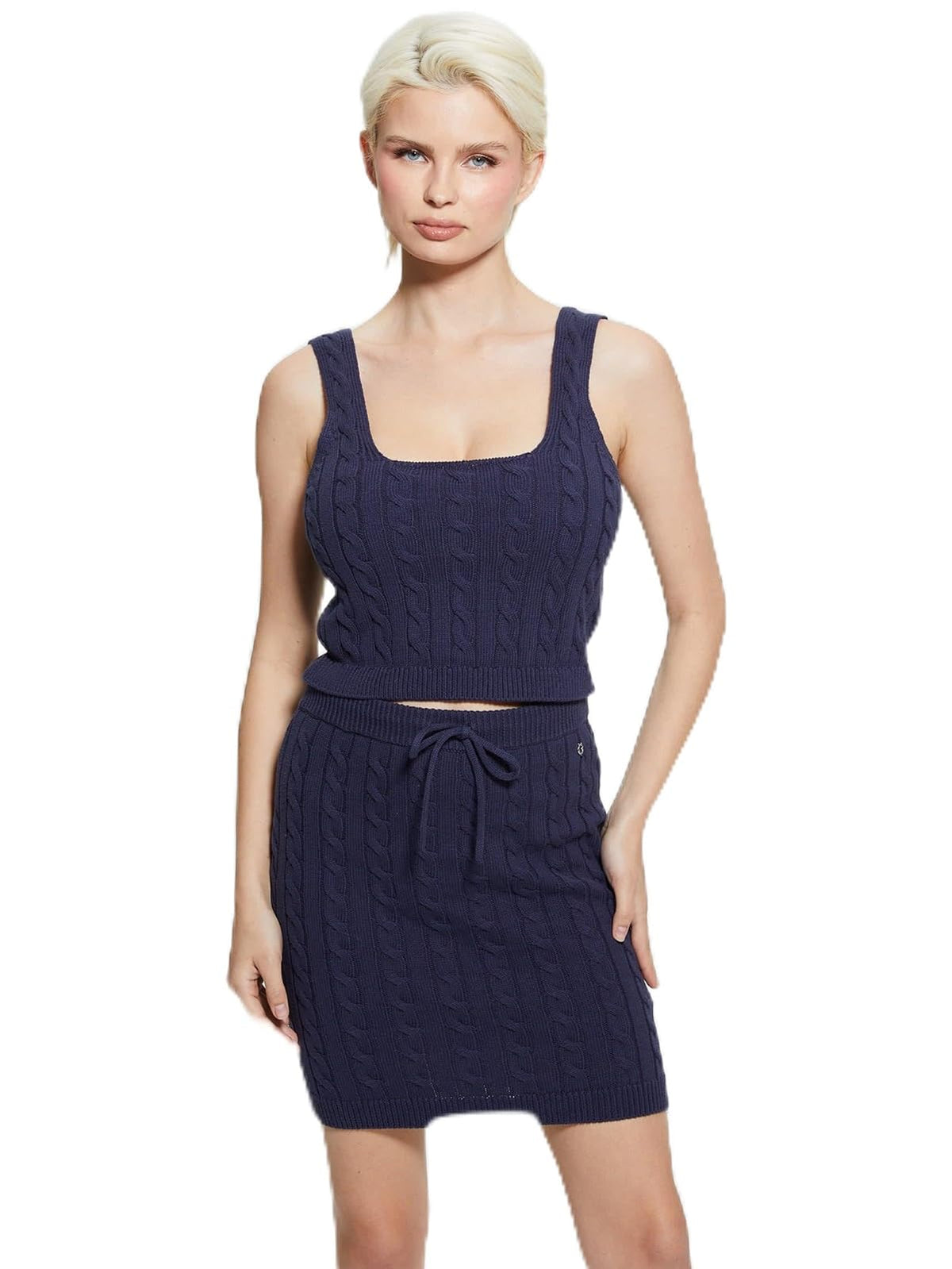 GUESS SL Square NK Cable ALLY Tank
