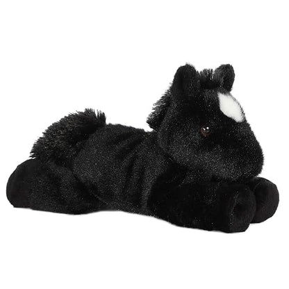Aurora - Mini Flopsie - Timeless companions - 8" Beau, Black | Animales compactos que tumban con estabilidad llena de frijoles
