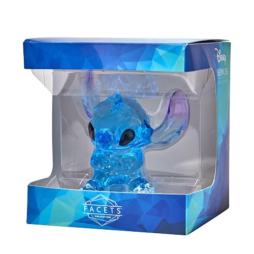 Enesco Facets Disney Lilo and Stitch Figura de 3.5 Pulgadas, Azul