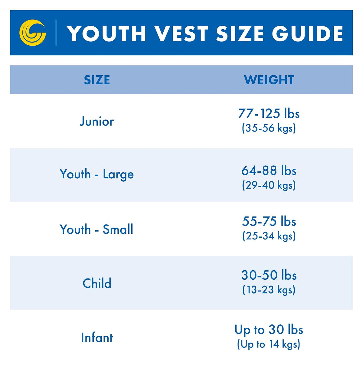 CWB Connelly Youth Nylon Vest, 24"-29" Chest; 50-90Lbs, Girl Tunnel