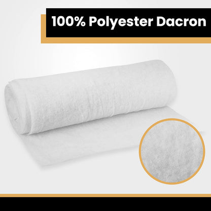 AK-Trading 36 Inch Wide Bonded Dacron Upholstery Grade Polyester Batting (10 Yards)