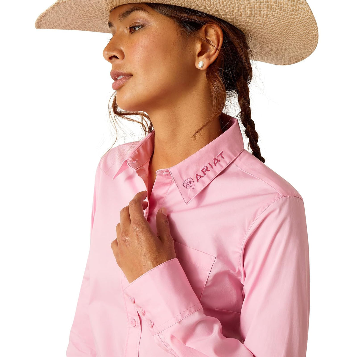 Ariat Camisa elástica Kirby del Equipo Resistente a Las Arrugas Camisa para Mujer