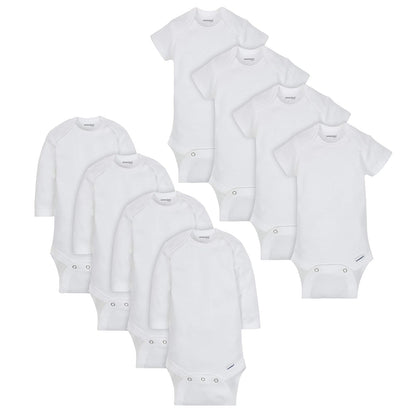 Onesies Brand - Conjunto de 8 Mamelucos Unisex de Manga Corta para bebé