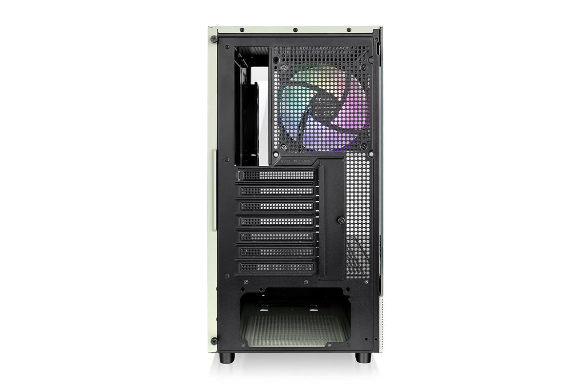 Thermaltake View 270 Plus TG ARGB Matcha Green Mid Tower E-ATX; Ventiladores ARGB de 3 x 120 mm incluidos; Soporte de radiador de hasta 360 mm; Panel de Vidrio Templado Doble Frontal y Lateral;
