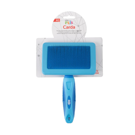 Fancy Pets Carda XGDE para Perros de Pelaje Medio y Largo, Cepillo Profesional para Desenredar y Mantener el Manto Saludable