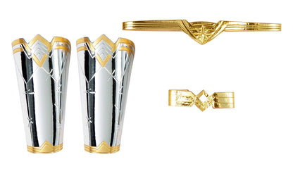 Rubies - Kit de disfraz de DC Comics Wonder Woman 84 para mujer, como se muestra, talla única para fiestas temáticas y Halloween, Como se muestra, Talla única