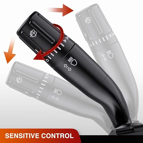 Nilight - Interruptor de señal de giro compatible con Ford 2015 2016 2017 2018 2019 F150 F-150 2017-2020 F-250 F-350 F-450 F-550 Super Duty Parabrisas Combinación Blinker