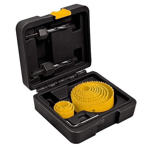 Pretul KIT-14P, Juego de brocasierras de acero al carbono, 15 pzas, Pretul