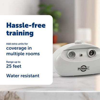 PetSafe Control de ladridos ultrasónico para Interiores, Alcance de hasta 7,6 m, sin Necesidad de Collar, antiladridos