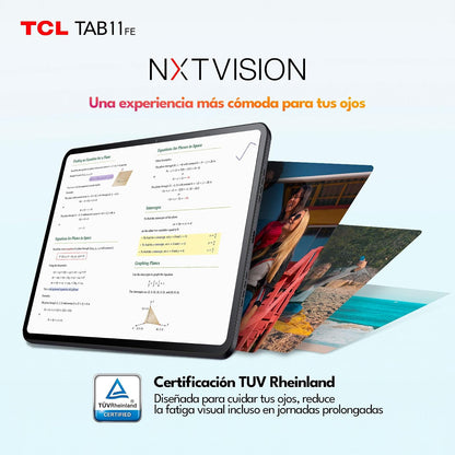 TCL Tab 11 FE | Tablet Android 14 | Pantalla 10.95” | 4GB RAM + 128GB | Flip Cover