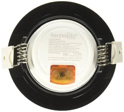 Lámpara LED, Lámpara LED para Sobreponer, Color Blanco, 12 W, Luz De Día 6 500 k, Tecnolite, Downlight LED + Lámpara LED Empotrado, Lámpara LED Empotrable, 7W, Color Negro, Luz Cálida 3 000 k