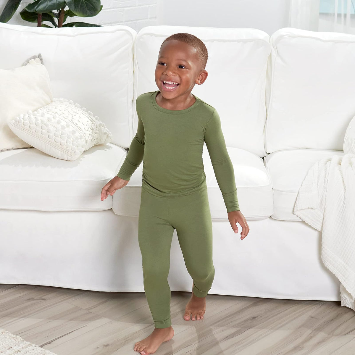 Gerber Pijamas Suaves de 2 Piezas Hechas de eucalipto Juego de pijamaUnisex bebé
