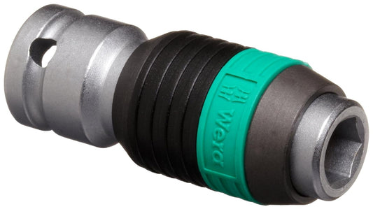 Wera Adaptador Zyklop 8784 A1, cabeza hexagonal de 1/4 pulgadas x adaptador de 37 mm, 5003529001