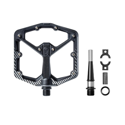 Crank Brothers Stamp 2 - Pedal grande para cuerpo crudo, color negro