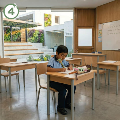 Ruz Lapicera Triple Infantil y Preescolar | The Mandalorian | 100% Poliéster | Estuche Escolar para Niños con 2 Compartimentos y Cierre de Cremallera | Recomendado desde 3 años