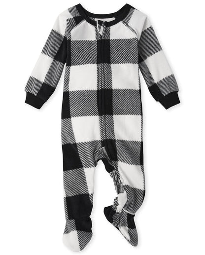 The Children's Place Conjunto de Pijama de Navidad a Juego, Forro Polar Mamelucos para bebés y niños pequeñosniños Unisex