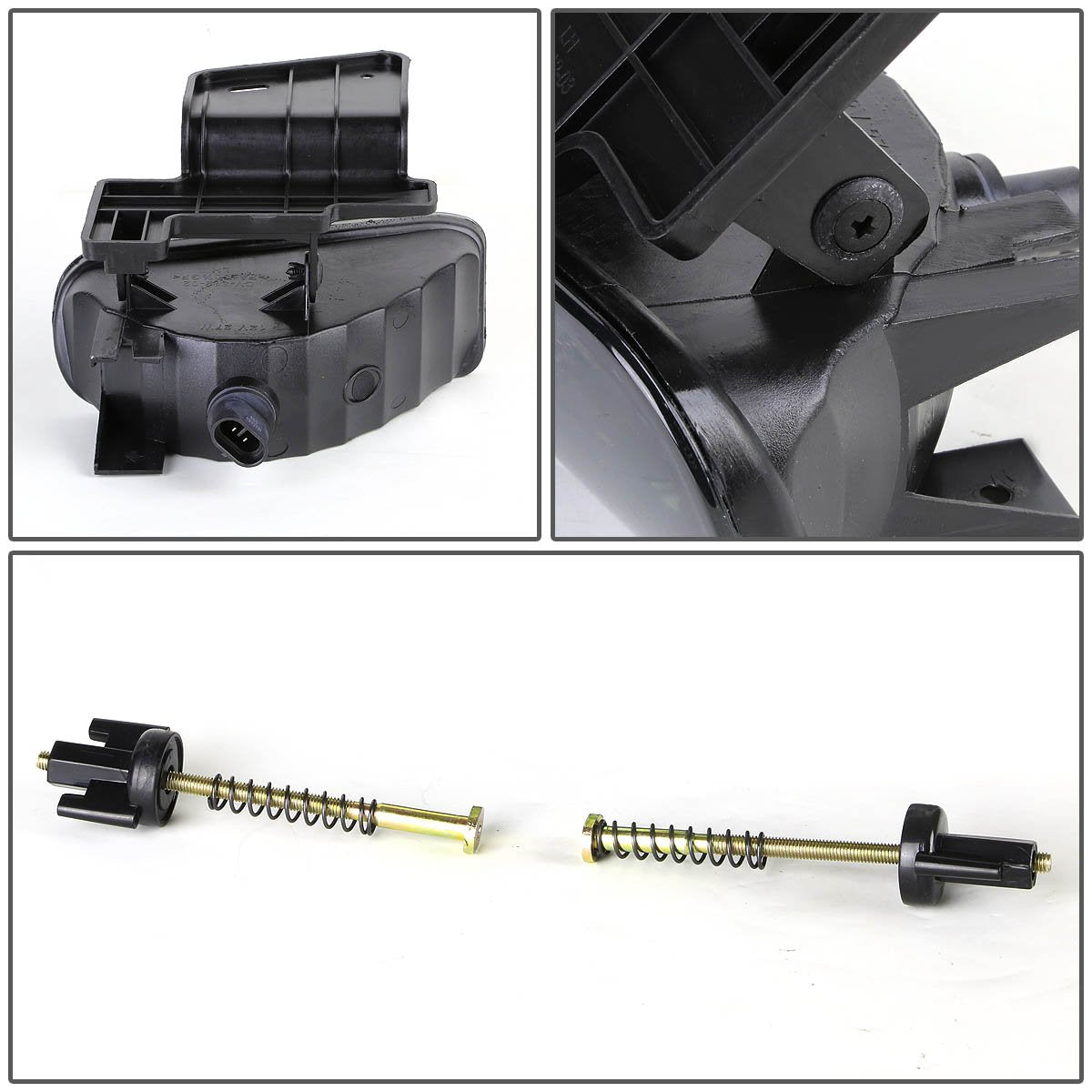 DNA Motoring FL-ZTL-114-SM Luz Antiniebla para Chevy Silverado 1500/2500/3500 HD, Lado Conductor y Pasajero, Ahumado