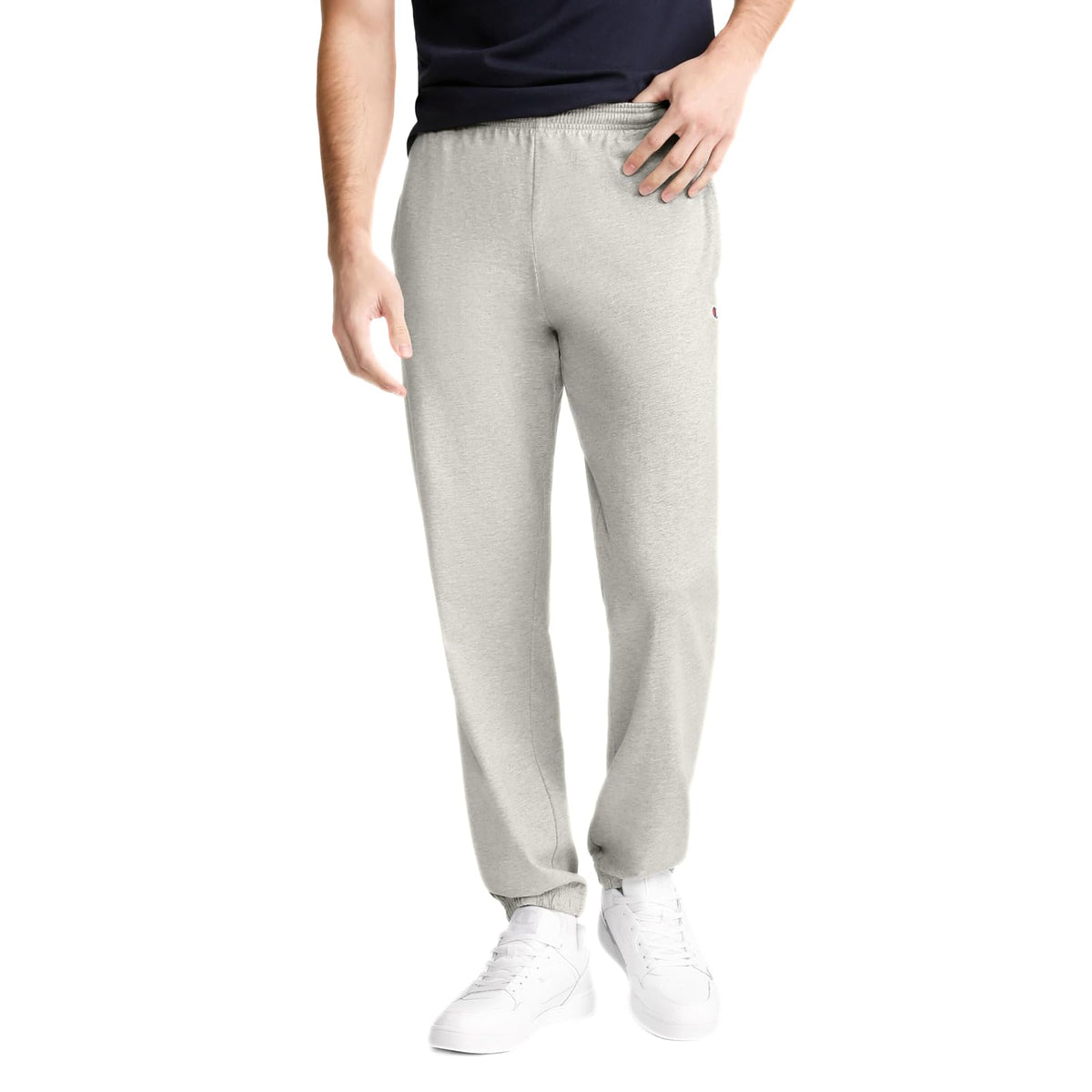 Pantalón Deportivo Closed Bottom Light Weight, Champion, Hombre - M - Gris Oxford