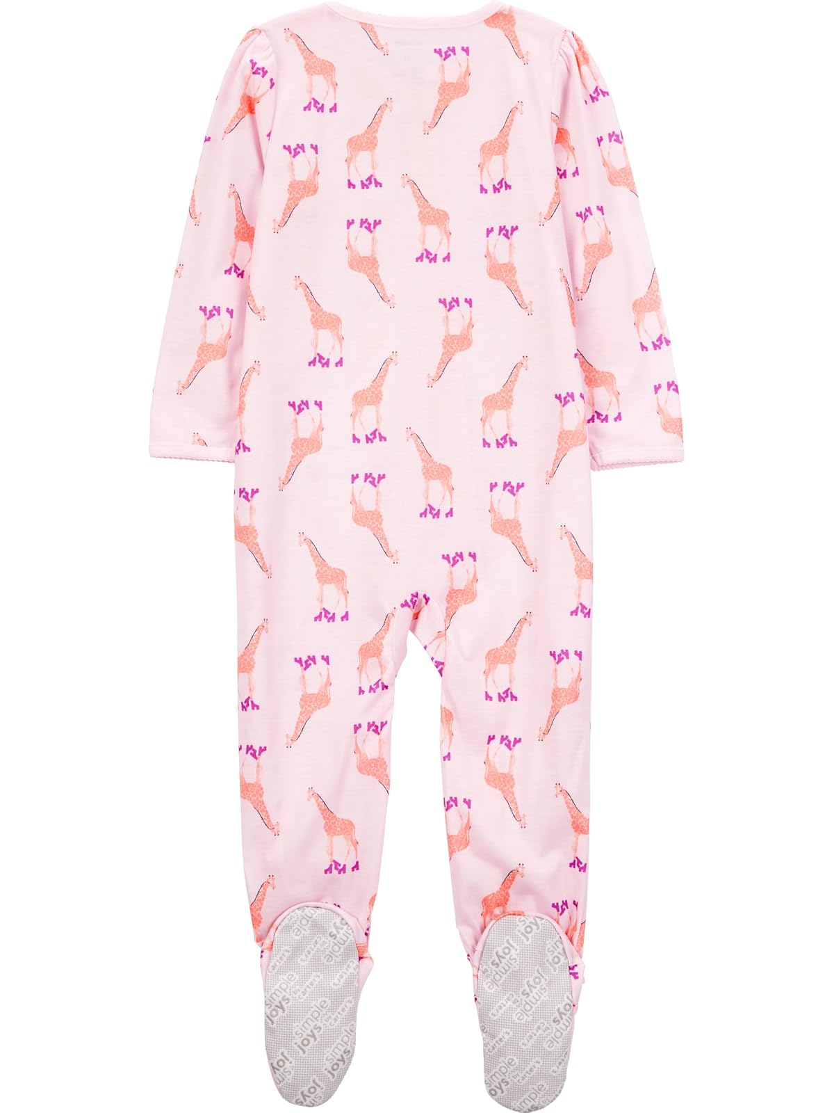 Simple Joys by Carter's - Paquete de 3 pijamas de poliéster resistentes al fuego para niñas
