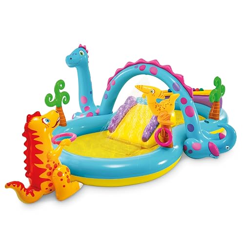 Intex 11 x 7.5 x 44 Pulgadas Dinoland Play Center - Piscina Inflable al Aire última intervensión para niños