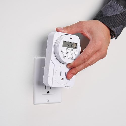 Volteck - TEM-8, temporizador digital de policarbonato, 8 eventos