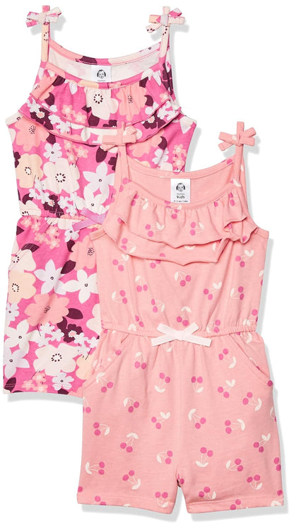 Gerber Sin Manga Estampado Mameluco Niñas